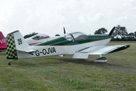 G-OJVA @ EGBR - Vans RV-6 at The Real Aeroplane Company's Wings & Wheels Fly-In, Breighton Airfield, July 2013. - by Malcolm Clarke