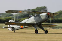 G-CDJU @ EGBR - CASA 1-131E Jungmann Srs 2000 at The Real Aeroplane Company's Bucker Fest, Breighton Airfield, July 13 2013. - by Malcolm Clarke