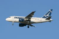 YR-ASB @ LFPG - Airbus A318-111, Short approach rwy 27R, Roissy Charles De Gaulle Airport (LFPG-CDG) - by Yves-Q