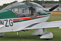 G-BWZG @ EGBR - Robin R-2160 at The Summer Madness Fly-In. The Real Aeroplane Company, Breighton Airfield, August 2013. - by Malcolm Clarke