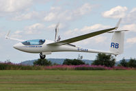 G-CLKK @ X5SB - Schleicher ASH-31-MI 'self launching' at the Yorkshire Gliding Club, Sutton Bank, North Yorks, August 2nd 2013. - by Malcolm Clarke