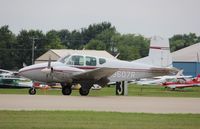 N9607R @ KOSH - Beech 95 - by Mark Pasqualino