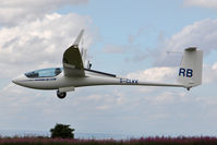 G-CLKK @ X5SB - Schleicher ASH-31-MI 'self launching' at the Yorkshire Gliding Club, Sutton Bank, North Yorks, August 2nd 2013. - by Malcolm Clarke