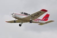 G-BUFY @ EGFH - Visiting Cherokee Warrior II. - by Roger Winser