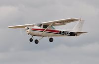 G-CICC @ EGFH - Visiting Cessna 152. Previously registered F-GPUC. - by Roger Winser