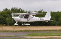 G-ZASH @ EGFH - Resident Ikarus C42 operated by Gower Flight Centre. - by Roger Winser