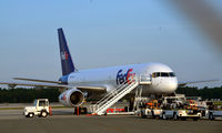 N954FD @ KRIC - Cargo ramp RIC