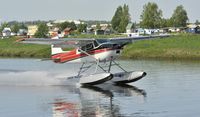 N9001M @ PALH - Taxiing on Lake Hood - by Todd Royer