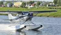 N4649U @ PALH - Taxiing on Lake Hood