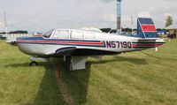 N5719Q @ KOSH - Mooney M20E - by Mark Pasqualino