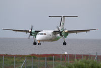 LN-WIB @ ENSS - Widerøe DHC-8 - by Andreas Ranner