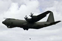 ZH872 @ EGFH - C-130J-30 Hercules C.4 of RAF Brize Norton transport Wing, coded 872, callsign RRR100, low overshoot at EGFH. - by Derek Flewin