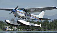 N758KV @ PALH - Departing Lake Hood - by Todd Royer