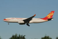 B-6116 @ EBBR - Flight HU491 is descending to RWY 20