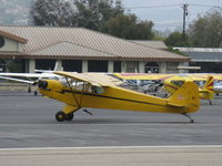 N33112 @ SZP - 1940 Piper J3C-65 CUB, Continental C90 90 Hp upgrade, taxi to museum ramp - by Doug Robertson