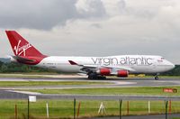 G-VROM @ EGCC - B744 Barbarella just landed. Back in MAN. - by FerryPNL
