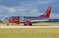 G-GDFH @ EGCC - Jet2 B733 ready for take-off. - by FerryPNL