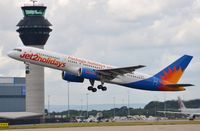 G-LSAD @ EGCC - Jet2 B752 taking-off. - by FerryPNL