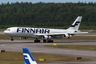 OH-LQG @ EFHK - Finnair A340 - by Thomas Ranner