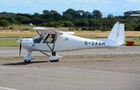 G-ZASH @ EGFH - Resident Ikarus operated by Gower Flight Centre. - by Roger Winser