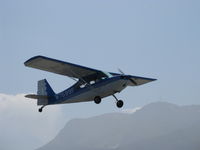 N7599F @ SZP - 1970 Champion 7ECA CITABRIA, Lycoming O-235 115 Hp, takeoff climb Rwy 22, Young Eagles Flight - by Doug Robertson