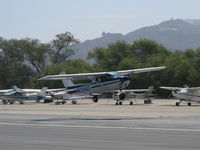 N704UT @ SZP - 1976 Cessna 150M, Continental O-200 100 Hp, another takeoff climb Rwy 22 - by Doug Robertson