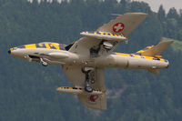 HB-RVV @ LOXZ - 1968 Hawker Hunter T.68 - by Juergen Postl