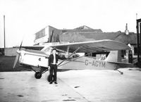 G-AGYM - GYM at Portsmouth airport (UK) Circa 1956 - by School friend
