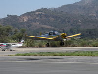 N99711 @ SZP - 1946 ERCO Ercoupe 415-D, Continental O-200 100 Hp upgrade, takeoff climb Rwy 22 - by Doug Robertson