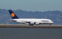 D-AIMJ @ KSFO - Airbus A380-800 - by Mark Pasqualino