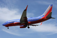 N901WN @ DAL - Landing at Dallas Love Field - by Zane Adams