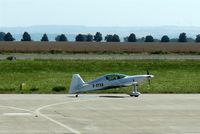 D-EFXA @ EDBC - Rolling out after a good performance with turns and loopings.... - by Holger Zengler