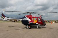 N154EH @ KOSH - BO105 CBS4 - by Mark Pasqualino