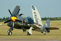 G-RNHF @ EGSU - Part of the Flying Legends 2013 line-up. - by Carl Byrne (Mervbhx)