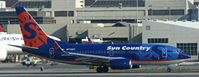 N714SY @ KLAX - Sun Country Airlines, seen here rolling at Los Angeles Int´l(KLAX) - by A. Gendorf