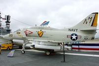 154977 - Displayed on the USS Midway on the Waterfront at San Diego , California - by Terry Fletcher