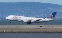 N180UA @ KSFO - Boeing 747-400 - by Mark Pasqualino