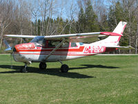 C-FEZN @ CPB9 - This Skywagon was ready for takeoff on turf rwy 01 with 2 skydivers onboard. It's based here at Baldwin Airport & would soon climb to 13,500 ft so the 2 guys could jump out. - by Chris Coates