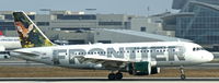 N943FR @ KLAX - Frontier Airlines (Deer Fawn Cloe), is touching down at Los Angeles Int´l(KLAX) - by A. Gendorf