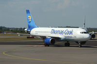 OY-VKM @ EFHK - Thomas Cook Scandinavia A320 - by Thomas Ranner