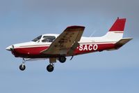 G-SACO @ EGSH - About to land on runway 27. - by Graham Reeve