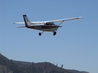 N80914 @ SZP - 1976 Cessna 172M SKYHAWK, Lycoming O-320-E2D 150 Hp, takeoff climb Rwy 22 - by Doug Robertson