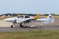 G-DJET @ EGSH - Just landed at Norwich. - by Graham Reeve