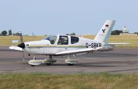 G-SBKR @ EGSH - Just landed at Norwich. - by Graham Reeve