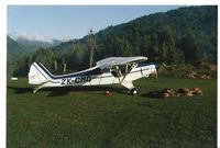 N555GB @ NZ - Piper Cub 18-6379 x ZK CMQ was owned and operated by Neville and Kathy Smith and used on venison recovery of remote bushstrips in 1980's. - by Neville Smith