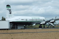 G-SIXC @ EGBE - The DC-6 Diner at Airbase, Coventry - by Chris Hall