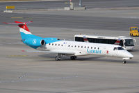 LX-LGW @ LOWW - Luxair Emb145 - by Thomas Ranner