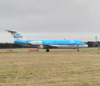 PH-KZO @ EGPH - KLM F70 Arrives at EDI From AMS - by Mike stanners