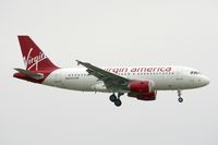 N521VA @ KLAX - Virgin America A319 - by speedbrds