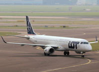 SP-LNF @ AMS - Taxi to the gate of Schiphol Airport - by Willem Göebel